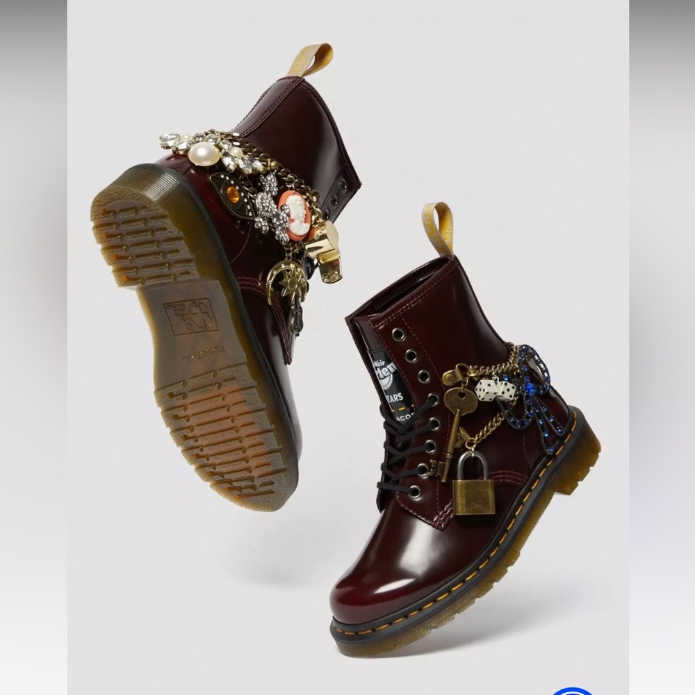 1460 MARC JACOBS DR. MARTENS SHOES BOOTS RED sz 5 sold out limited edition RARE